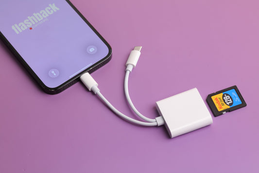 How to transfer photos from your camera to your phone using an SD card reader