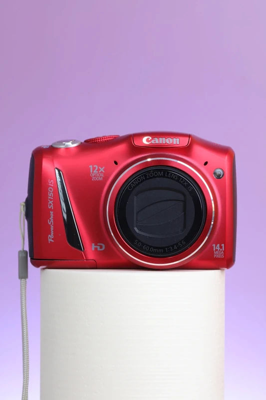 Canon PowerShot SX150 IS (Red) Digital Camera