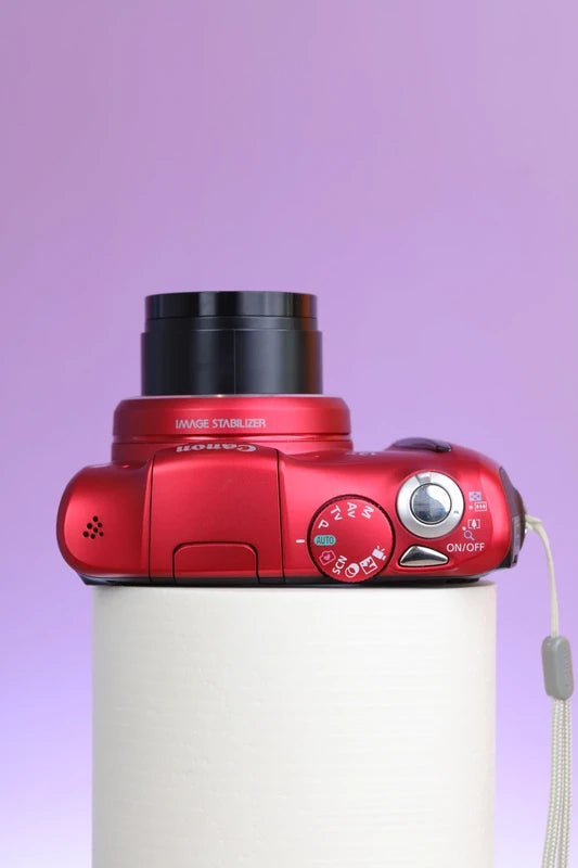 Canon PowerShot SX150 IS (Red) Digital Camera
