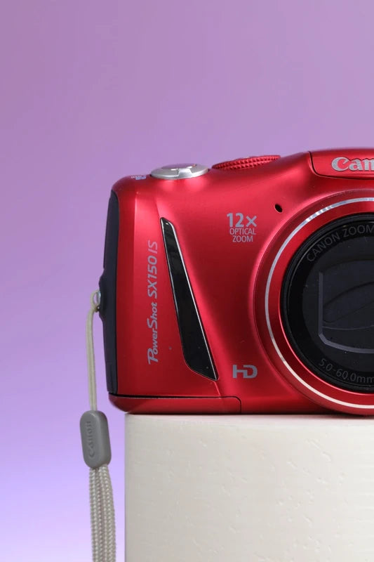 Canon PowerShot SX150 IS (Red) Digital Camera