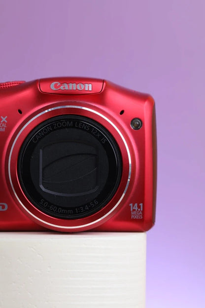 Canon PowerShot SX150 IS (Red) Digital Camera