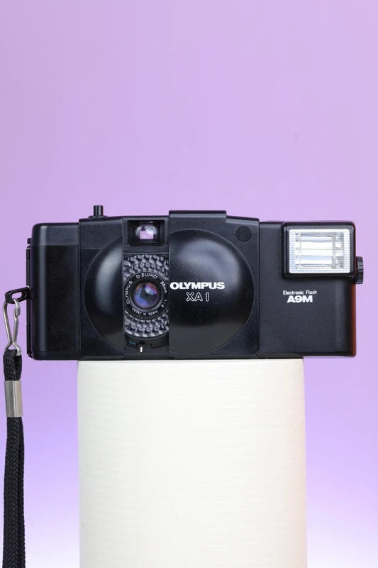 Olympus XA-1 w/ A9M Flash Film Camera