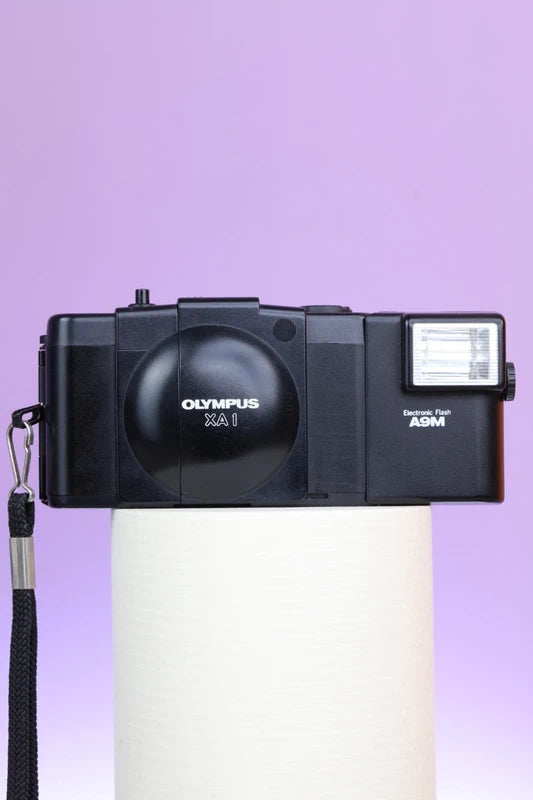 Olympus XA-1 w/ A9M Flash Film Camera