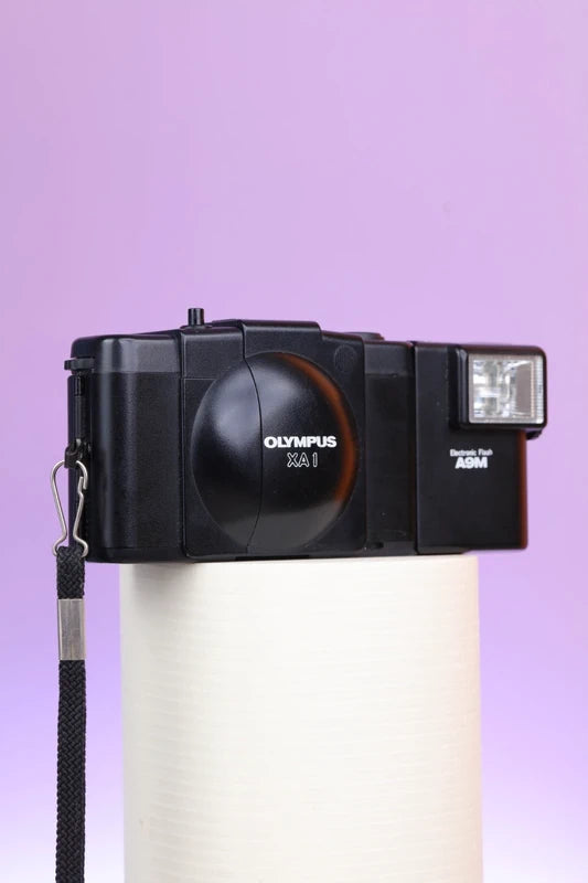 Olympus XA-1 w/ A9M Flash Film Camera