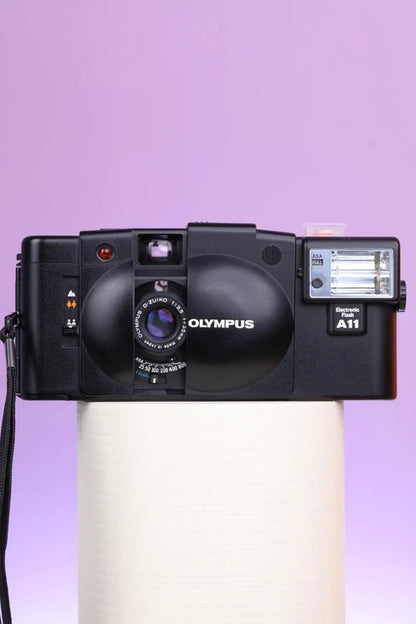 Olympus XA-2 w/ A11 Flash Film Camera