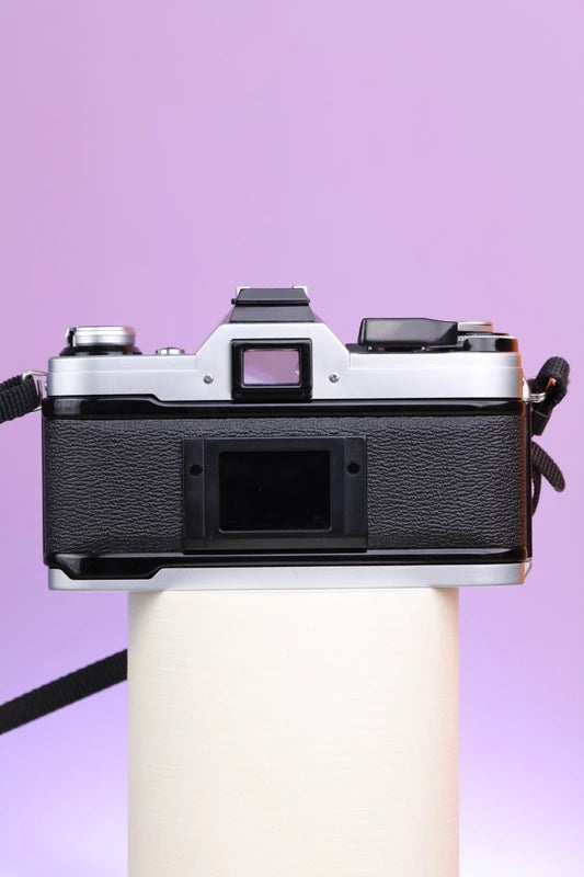 Canon AE-1 w/ Canon FD 50mm f1.8 lens