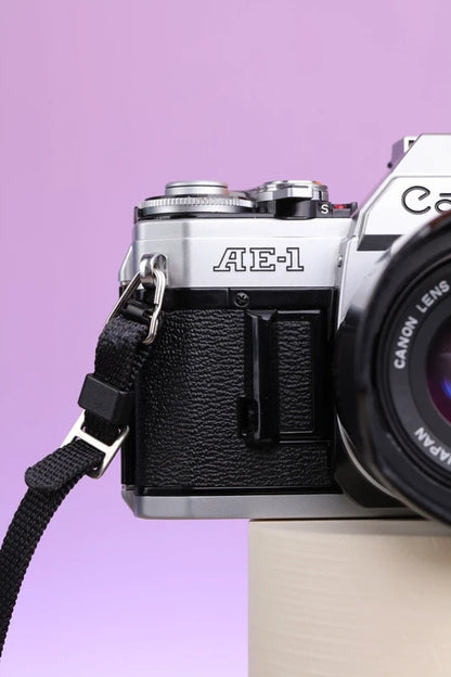 Canon AE-1 w/ Canon FD 50mm f1.8 lens