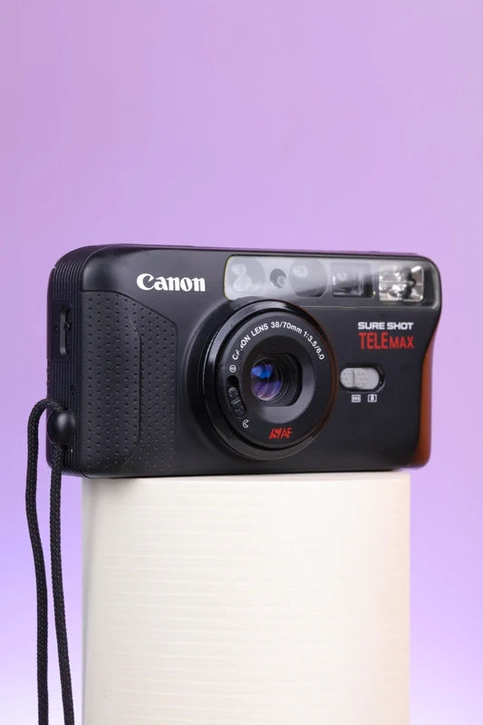 Canon Sure Shot Telemax (Black) 35mm Film Camera