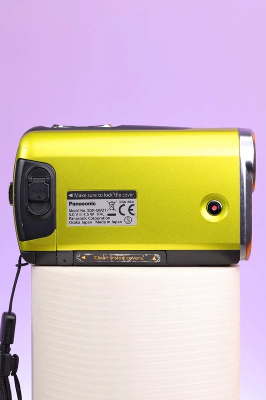 Panasonic SDR-SW21 Rugged Camcorder (Lime)