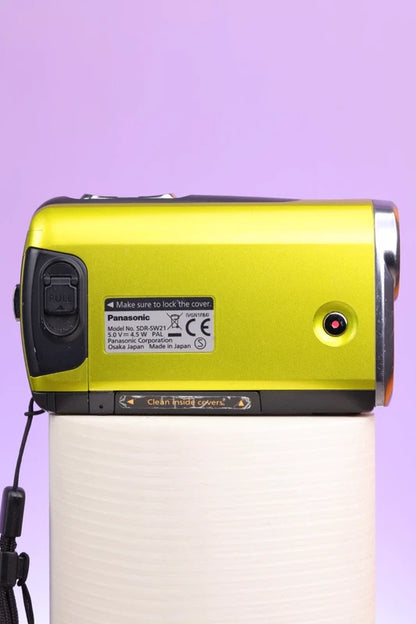 Panasonic SDR-SW21 Rugged Camcorder (Lime)